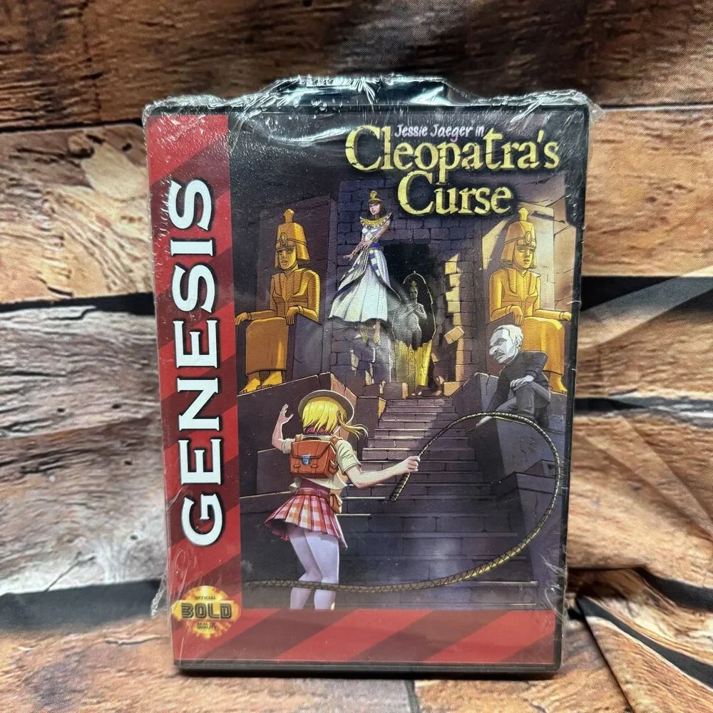 Jessie Jaeger in Cleopatra's Curse Sega Genesis New Factory Sealed Homebrew